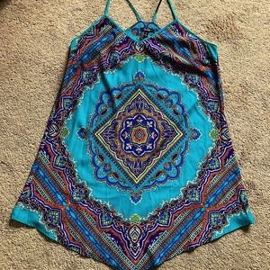 Adorable unlined poly sundress worn once ex condition